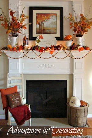 fall mantle decor