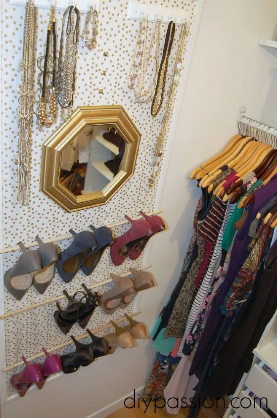closet shoe organization