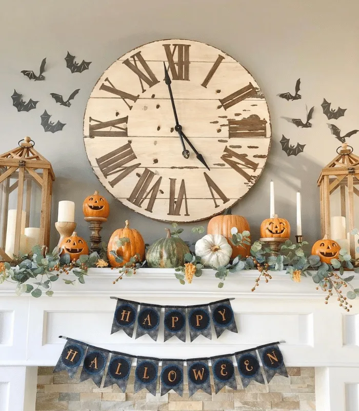 Halloween mantle decor ideas