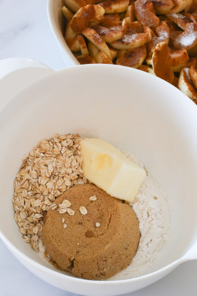 apple crisp crumb topping