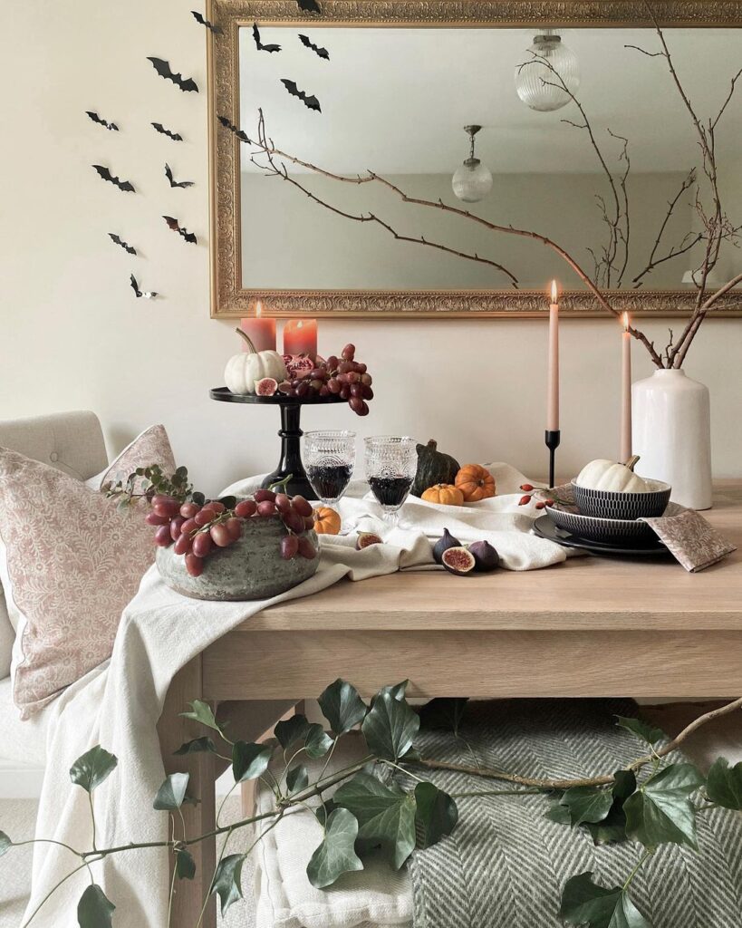 Halloween table decorations