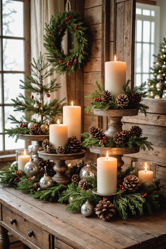Christmas living room decor