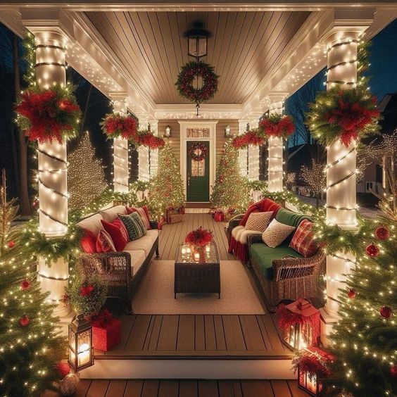 30 Outdoor Christmas Decorations Full Of Chic Holiday Style The 