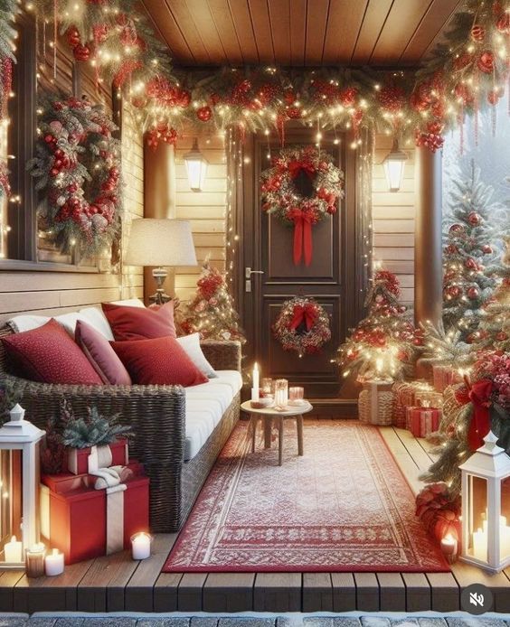 30 Outdoor Christmas Decorations Full Of Chic Holiday Style - The ...