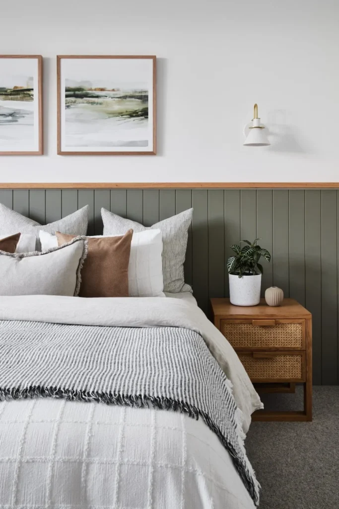 above the bed decor idea