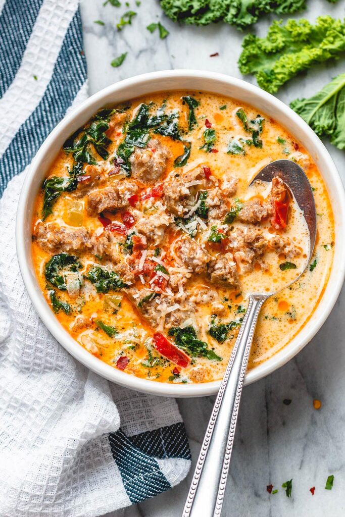 17 Warming & Hearty Low Carb Keto Friendly Soups - The Unlikely Hostess