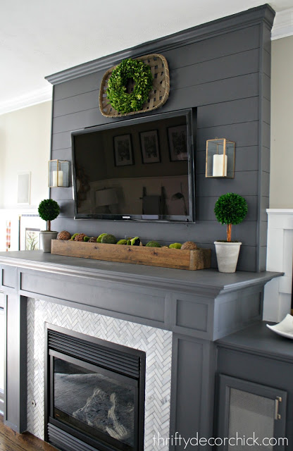 fireplace decor idea