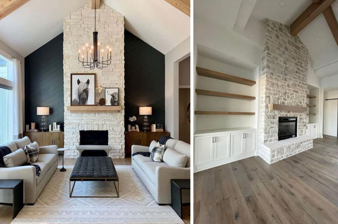 25 Fabulous Fireplace Design & Makeover Ideas - The Unlikely Hostess