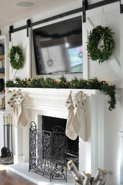 fireplace decor idea