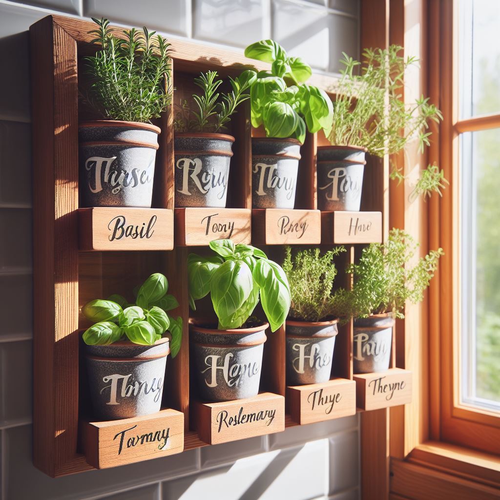 indoor herb garden idea