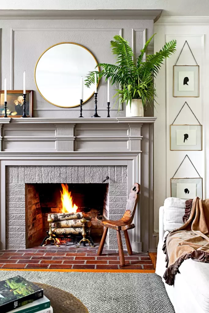 fireplace makeover
