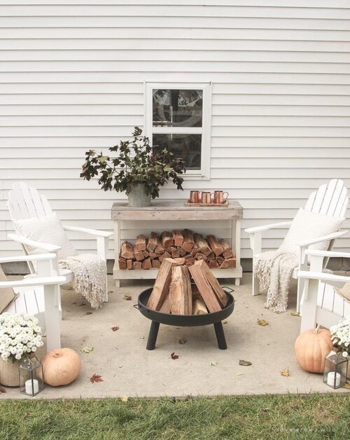 backyard fire pit idea