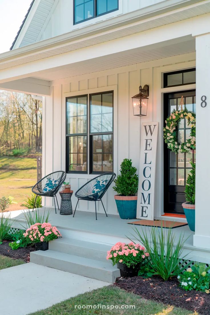 30 Rejuvenating Spring Porch Decor Ideas - The Unlikely Hostess
