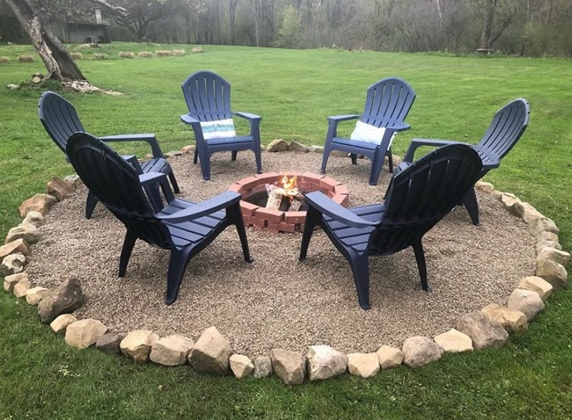 backyard fire pit idea