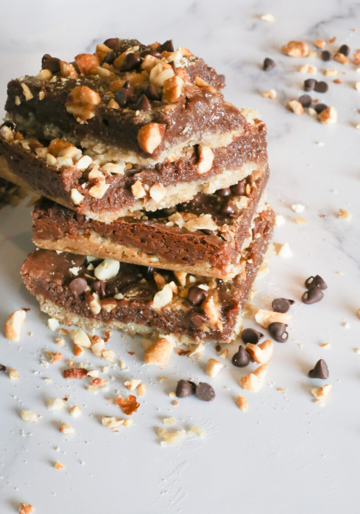 Easy Peanut Butter Chocolate Dessert Bars Recipe - The Unlikely Hostess