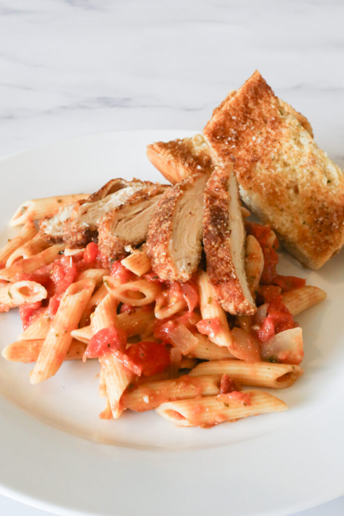 parmesan chicken pasta recipe