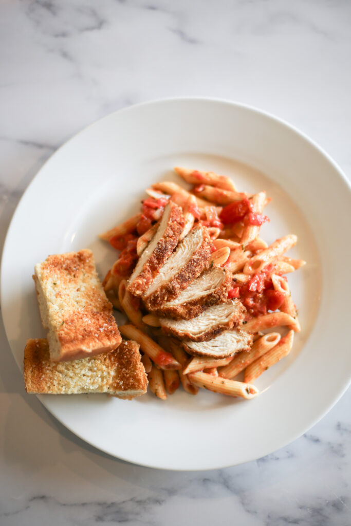 parmesan chicken pasta recipe