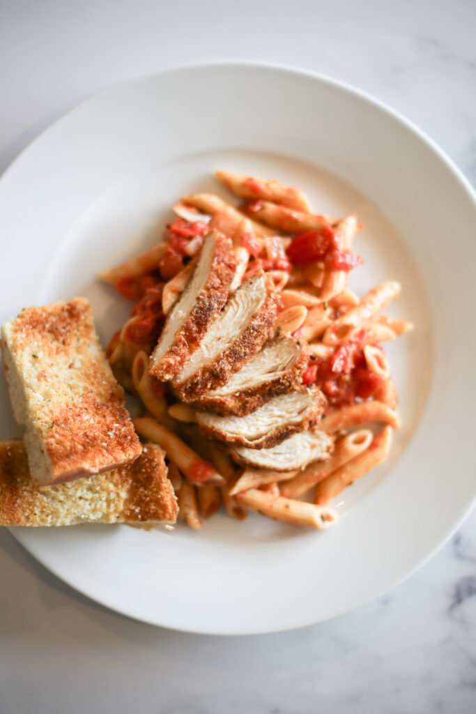 parmesan chicken pasta recipe