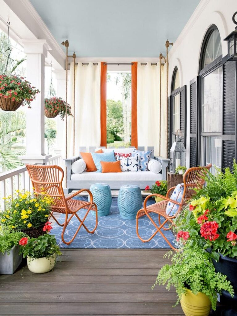 summer porch decor