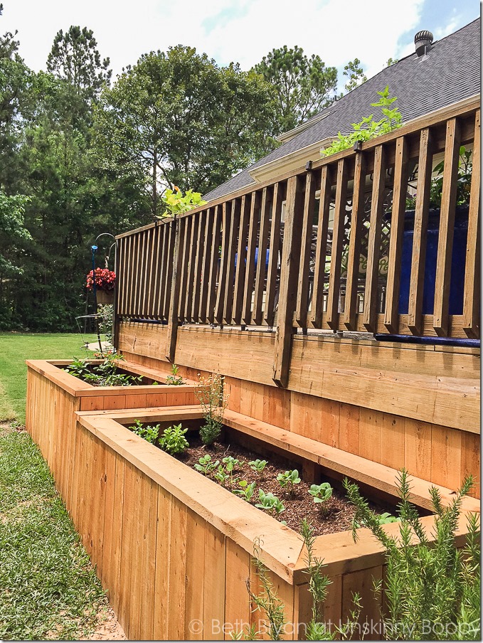 elevated garden bed