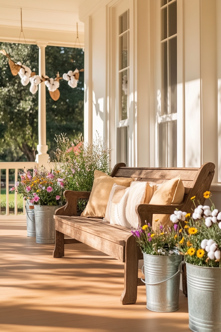 25 Relaxing Summer Front Porch & Entryway Decor Ideas - The Unlikely ...
