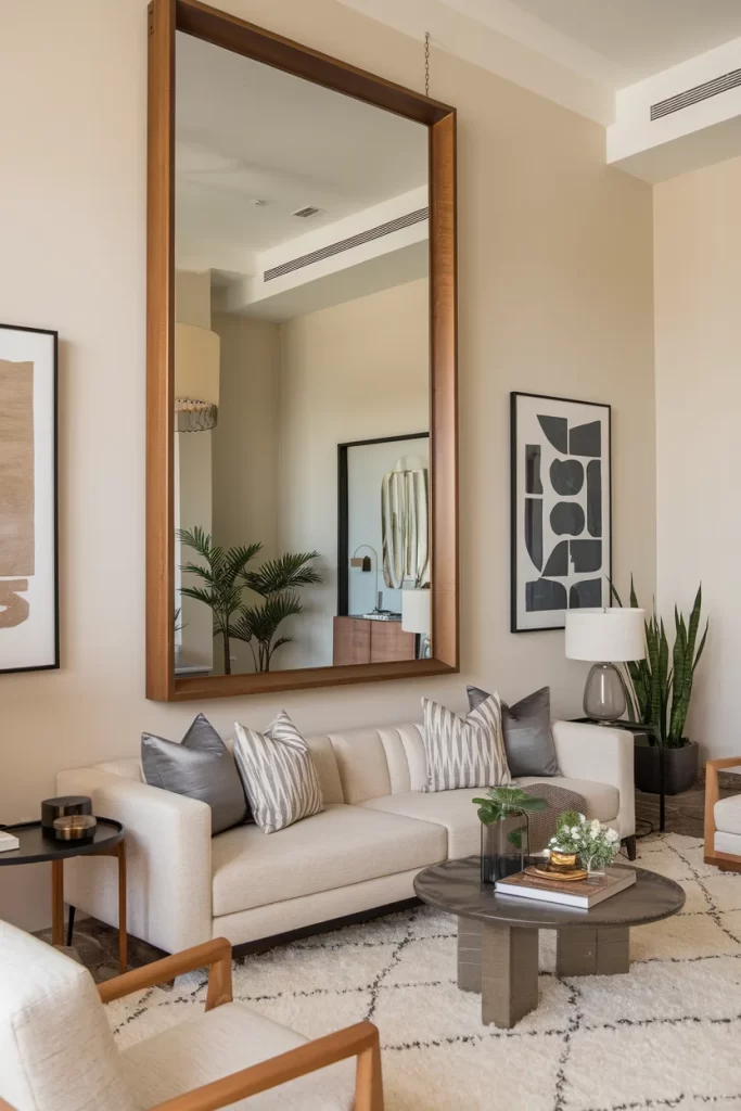 above the couch decor