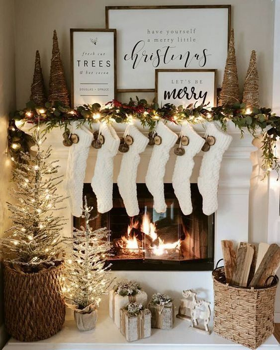 Christmas mantel decor ideas