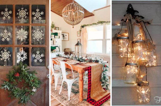 40 Dazzling DIY Christmas Decor Ideas For The Home - The Unlikely Hostess