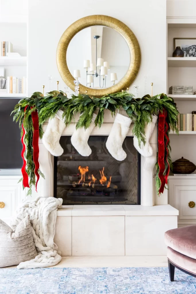 Christmas Mantel decor idea