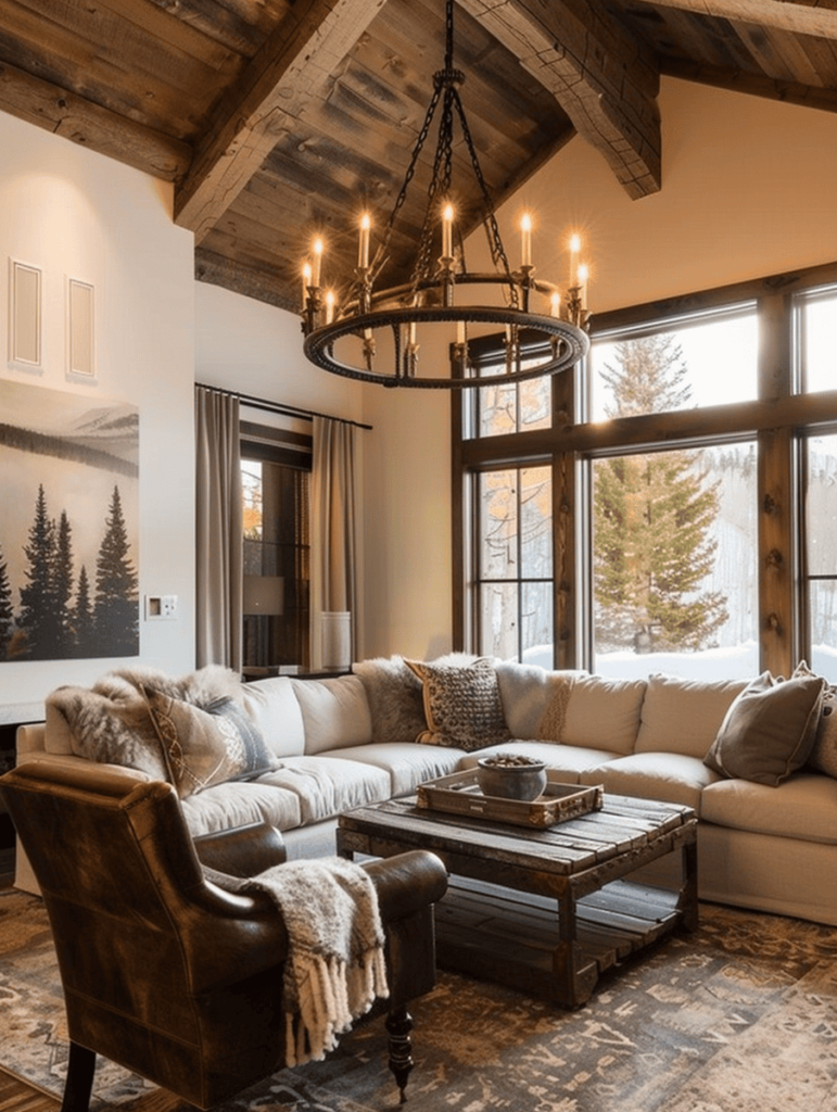 rustic living room home decor