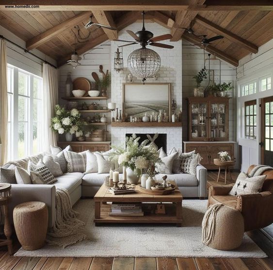 farmhouse living room