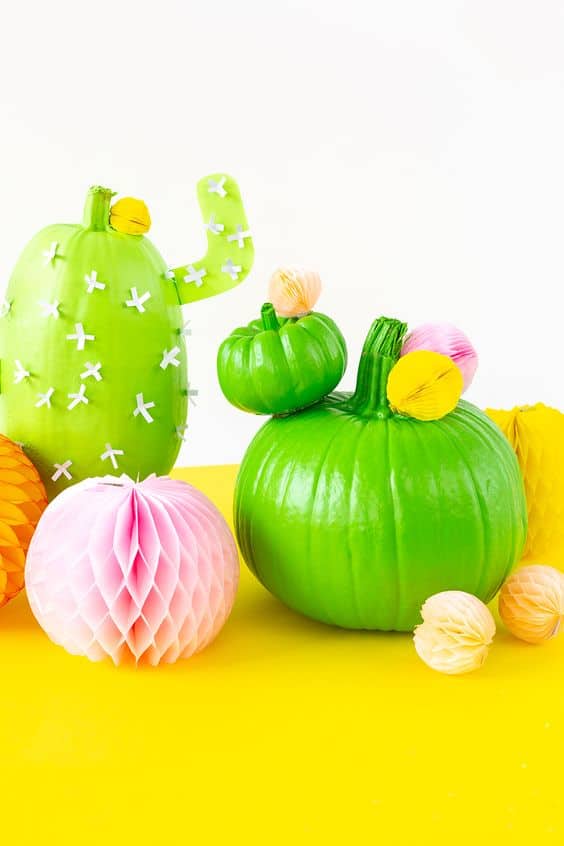 no carve pumpkin decorating idea