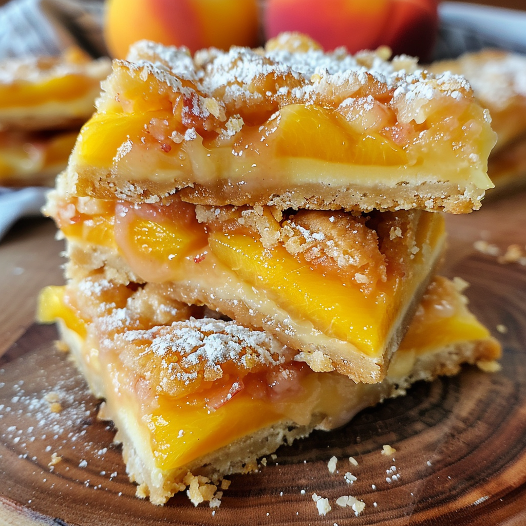 peach bars recipe