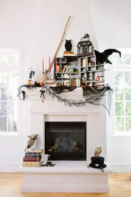 Halloween Mantle Decor Ideas