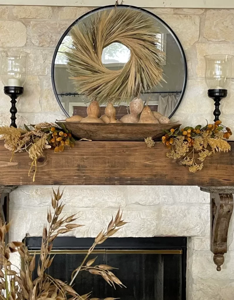 fall mantle decor