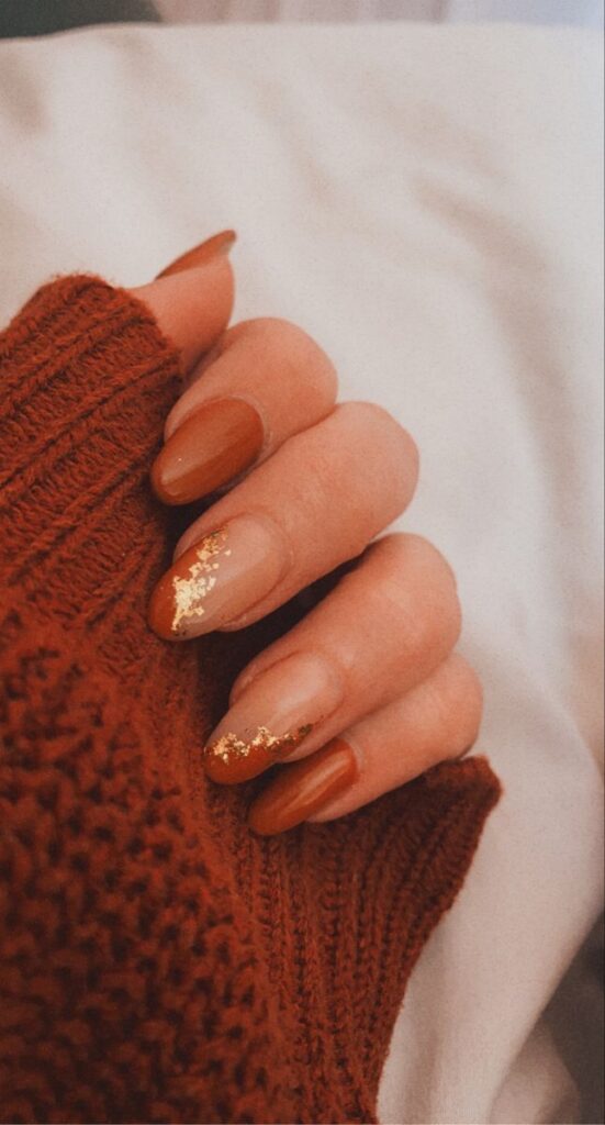 fall nail design idea