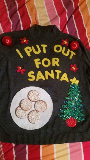 Ugh Christmas sweater diy