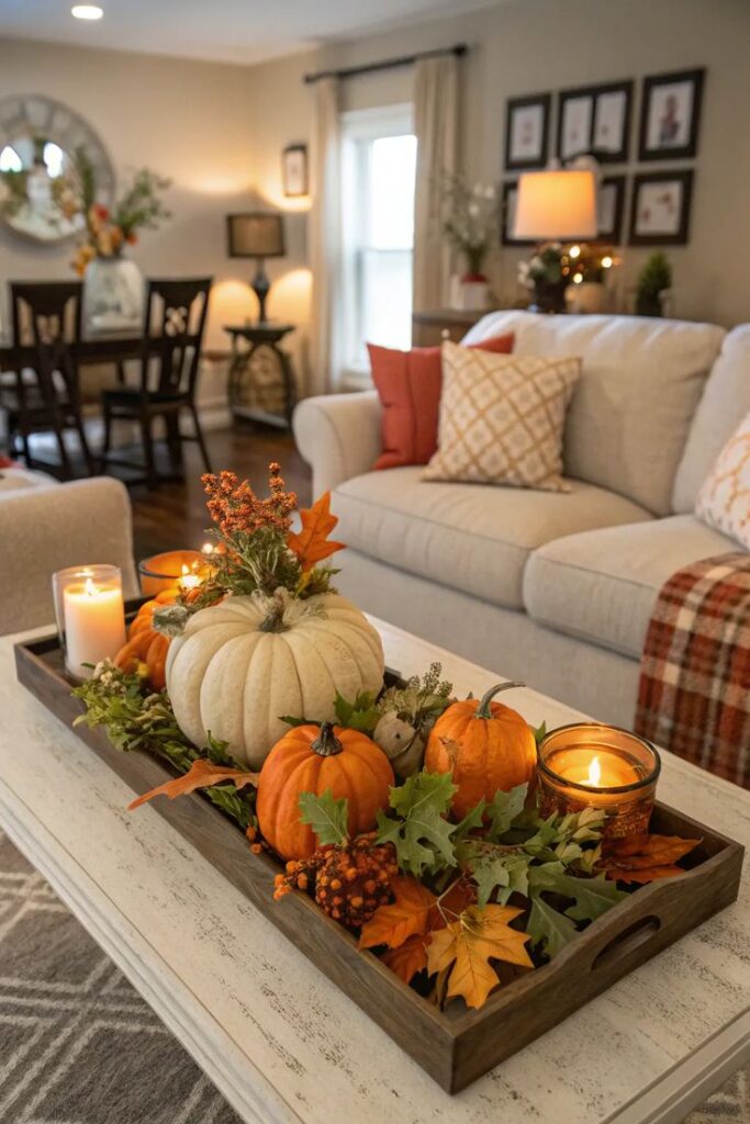 DIY fall centerpiece decor idea