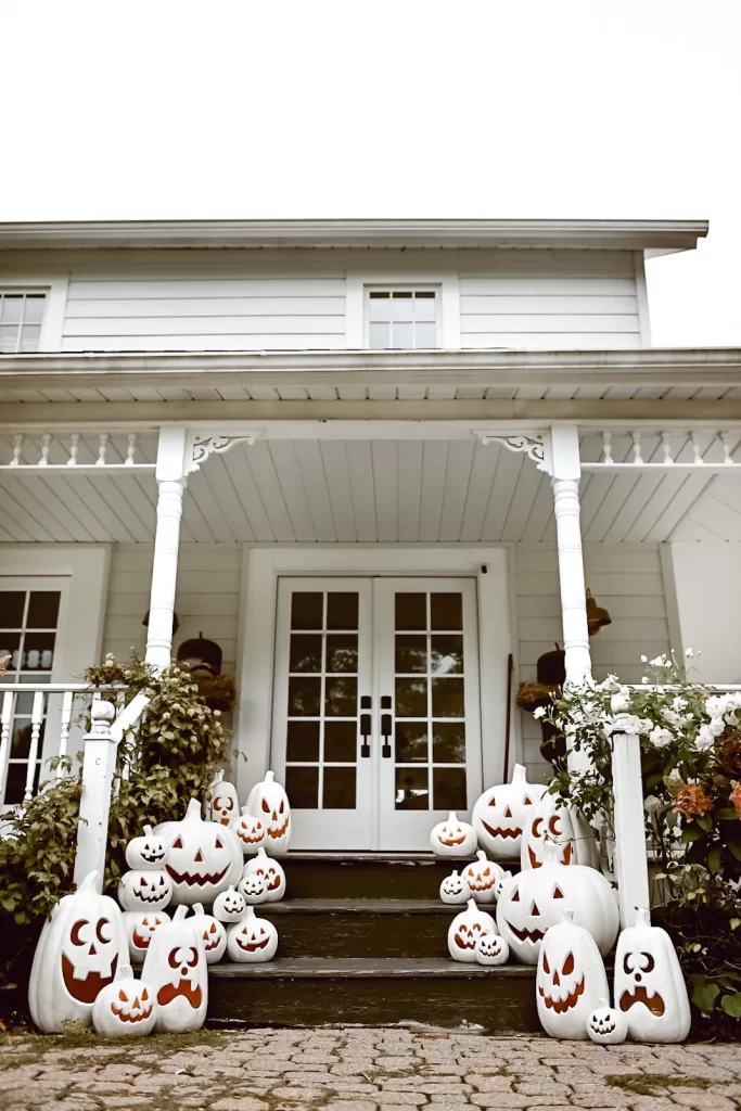 fall front porch decor