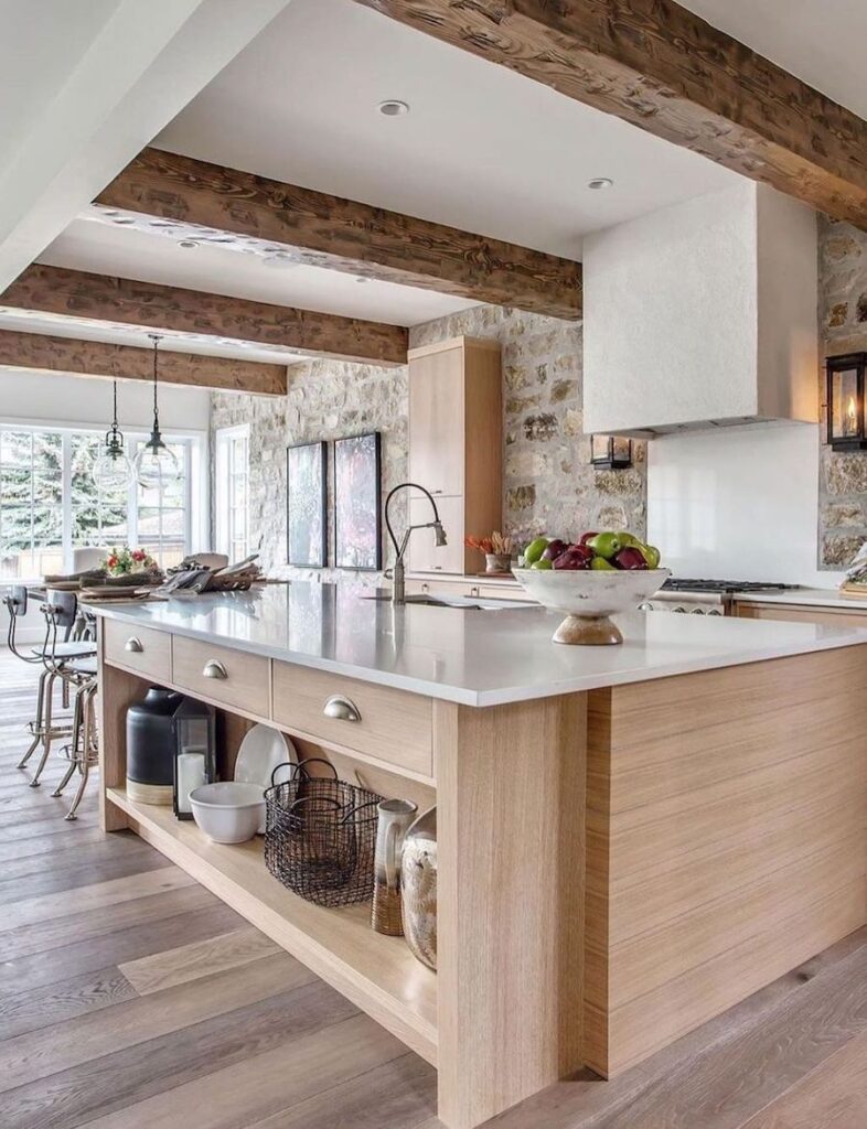 rustic modern kitchen design