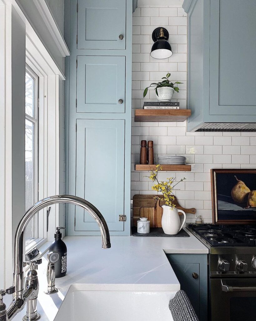 kitchen shelf decor ideas 