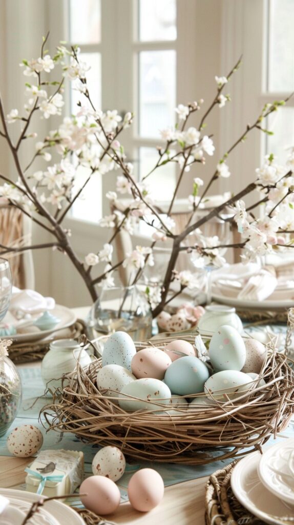 Easter table decor idea