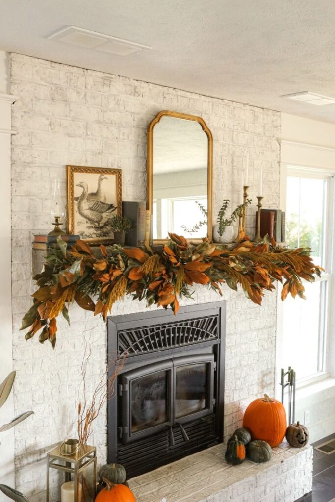 fall mantle decor