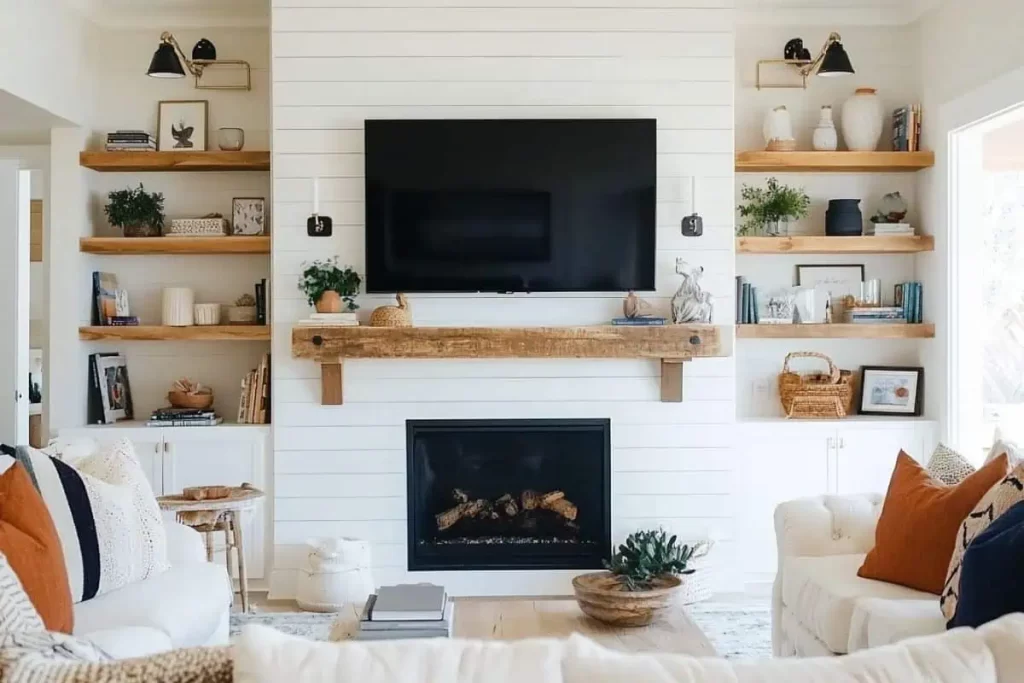 fireplace decor idea