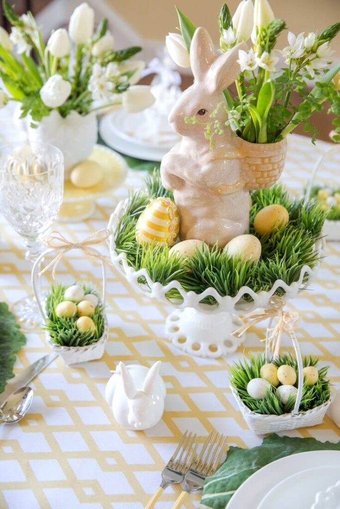 Easter table decor
