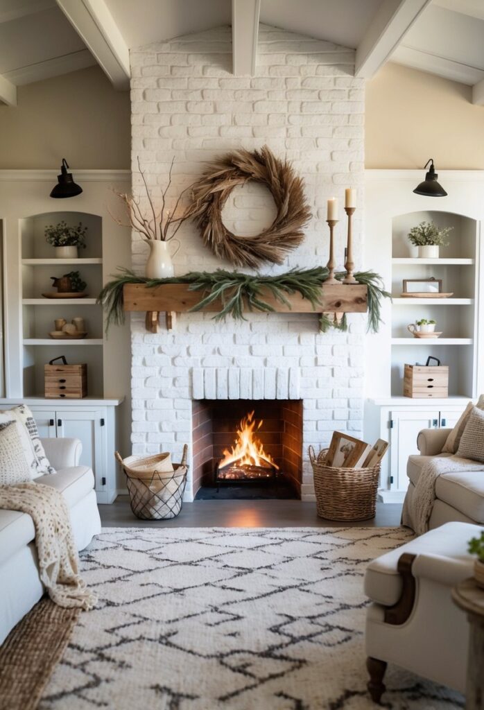 fireplace decor