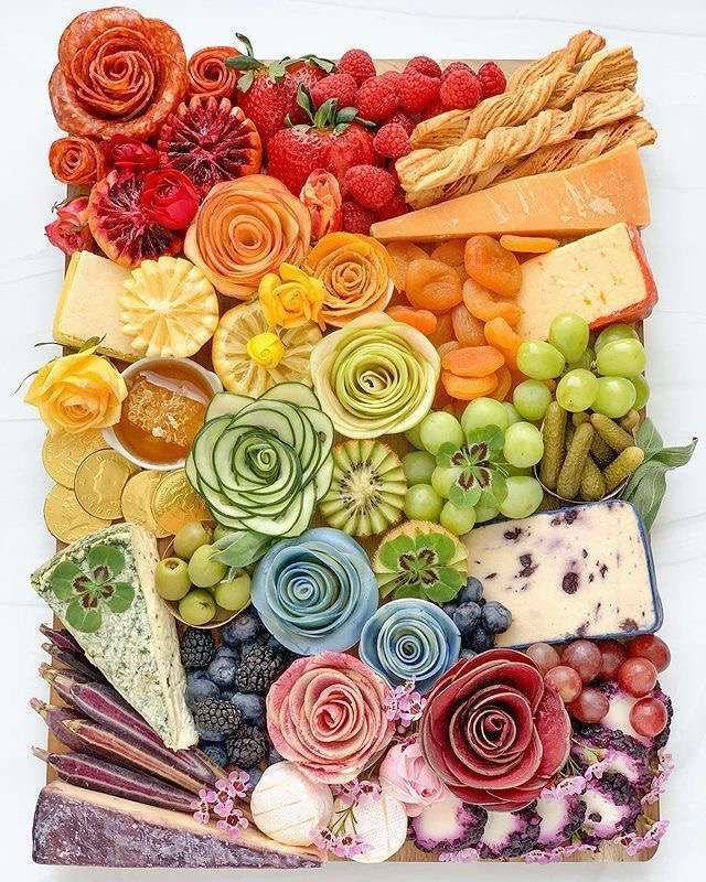 spring charcuterie board