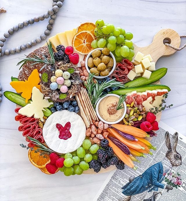 spring charcuterie board