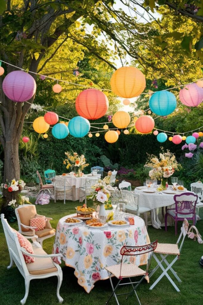 outdoor party decorations