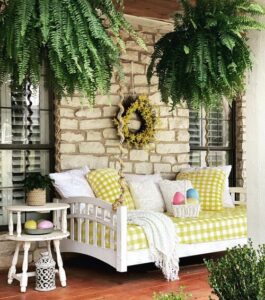 30 Rejuvenating Spring Porch Decor Ideas - The Unlikely Hostess